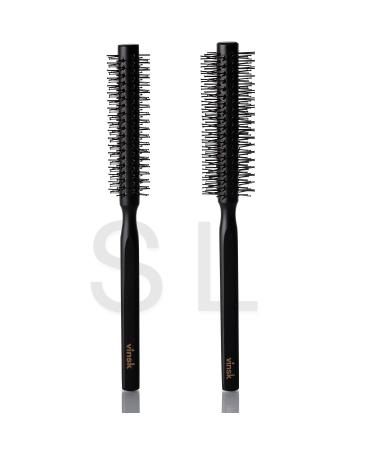 Vinsk Bartbrush S |Current breasts for beard and hair |Klein Hairbrush round with 152 bristles |Ideal beard styling brush for men men |View styling beard brush with noble wood - Buy Online on GoSupps.com