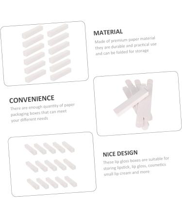  MERRYHAPY MERRYHAPY 50 Boxes Lip Gloss Packaging Box Lip Tint Paper Lip Gloss Boxes Cosmetic Lipstick Packaging Case Container - Buy Online on GoSupps.com