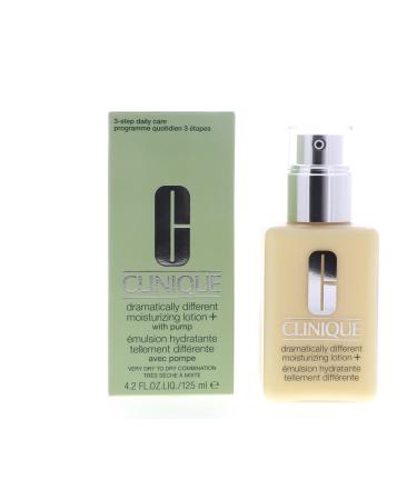 Clinique - Dramatically Different Moisturizing Lotion + (Very Dry to Dry Combination  With Pump) - 125ml/4.2oz 4.2 Fl Oz (Pack of 1) - Buy Online on GoSupps.com