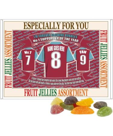 West H Utd Football Shirt Personalised Gift Boxed Sweets - Buy Online on GoSupps.com