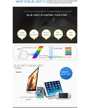 Buy Migoo Classic Round Blue Light Filter Glasses | Retro Metal Frames | Unisex Anti-Blue Light Glasses - Gold & Blue - Buy Online on GoSupps.com