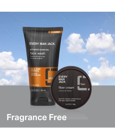 Every Man Jack Activated Charcoal Oil and Acne Defense Face Wash for Men - 5 oz Twin Pack with Salicylic Acid and Coconut Oil - Prevent Breakouts and Deeply Cleanse Pores - Buy Online on GoSupps.com