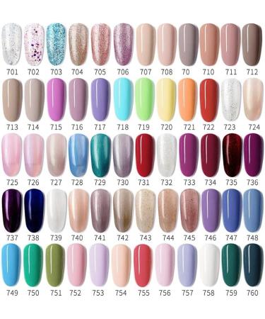Gel Nail Polish 7.5ml Upgraded High Pigmentation Funny Bunny Glitter Gel Lacquer Nail Art Manicure Nail Gel Polish - (Color: 715) - Buy Online on GoSupps.com