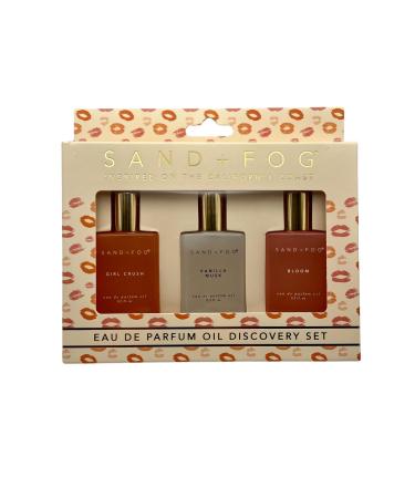 Girl Crush Vanilla Musk Boom Eau de Parfum Oil Set for Women by Sand and Fog 1 OZ