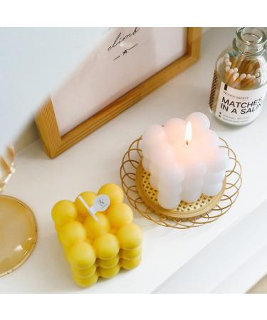 4PCS Bubble Silicone Candle Molds for Candle Making and Decor - Resin, Soap, Chocolate, Clay, Ornament - Buy Online on GoSupps.com