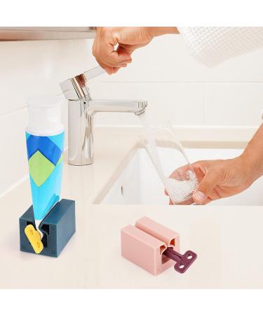Set of 4 Waenerec Rolling Toothpaste Squeezer - Bathroom Organizer and Tube Squeezer Tool for Toothpaste, Lotion, and Ointment - Buy Online on GoSupps.com