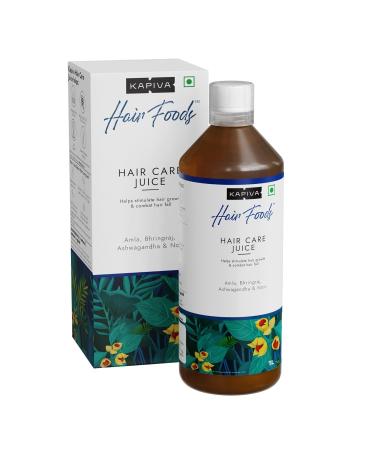 Hair Care Juice | For Growth & Hair Fall Control | 100% Ayurvedic with Amla Noni Bhringraj and Ashwagandha (1L)