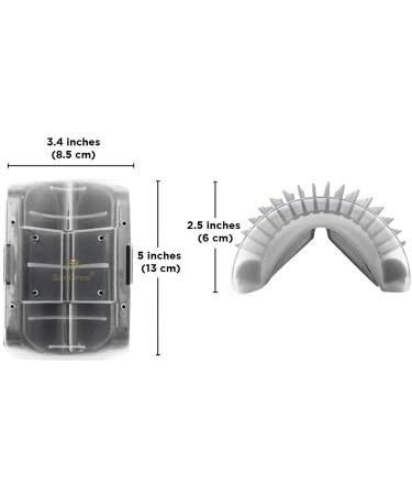 SunGrow Self-Grooming Brush for Ferrets & Cats | Light Gray Massager | Mountable to Corners & Surfaces | Includes Brush, Catnip, Screws & Tape | 1-pc - Buy Online on GoSupps.com