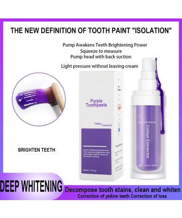 Purple Toothpaste for Teeth Whitening | Breaks Down Surface Pigmentation | Shop Now - Buy Online on GoSupps.com