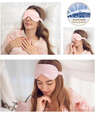 Yunchi 100% Silk Sleeping Mask for Ultimate Comfort | 19 Momme Mulberry Eye Mask for Men & Women | Bio Satin Blindfold for Sleep - Buy Online on GoSupps.com