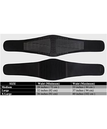 Khankah Sirajia Limited Adjustable Lower Back Support Belt Lumbar Brace/Posture Pain Relief Lifting Gym Pain Relief Back Support Lumbar Abdominal Gym (Extra Large) XL - Buy Online on GoSupps.com
