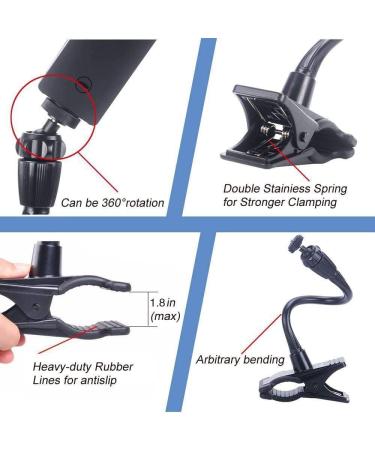 Smatree Flexible Jaws Clamp Mount Holder for Logitech Webcam and GoPro Hero - Compatible with C925e C922x C930e C920 C615, Arlo Ultra/Pro/Pro 2/Pro 3 - Secure Your Camera Anywhere! - Buy Online on GoSupps.com