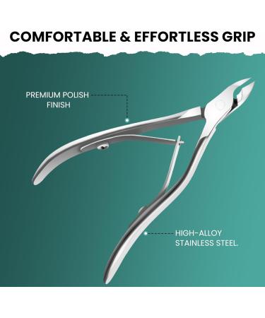 ASIPRO Nail Pliers (Silver-lll Cuticle Pliers) Alicate para Cut culas Silver-lll - Buy Online on GoSupps.com