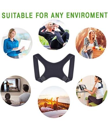 DFHBFG Back Posture Corrector: Adjustable Spine Support & Shoulder Protection - International Shipping Available - Buy Online on GoSupps.com