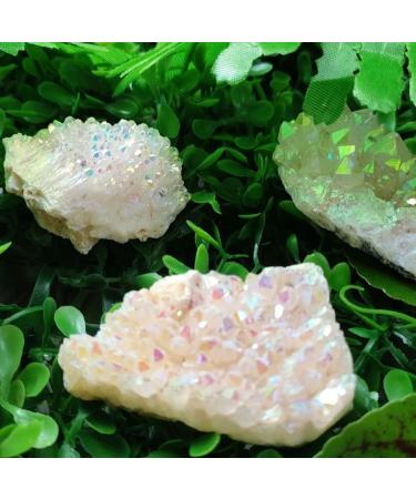 Crystal Crystal Cluster Natural Angel Quartz Cluster Plating Gemstone Cluster fengshui 30-50g HOMEZHOU (Size : 1pc) - Buy Online on GoSupps.com