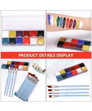Beaupretty 1 Set Makeup Brushes & Body Color for Kids - Water-Soluble Pigment for Art & Parties - Buy Online on GoSupps.com