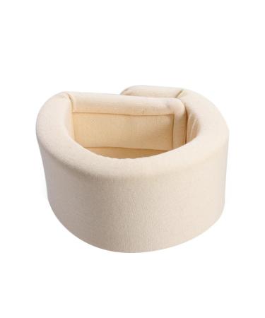 Supvox Adjustable Sponge Neck Collar - Pain Relief & Support Bandage (Beige) | International Shipping - Buy Online on GoSupps.com