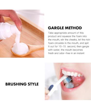 Foam Toothpaste for Adults - Intensive Stain Removal Tooth Mousse 60ml | Easy-to-Use Whitening Foam for Bright Teeth - Buy Online on GoSupps.com
