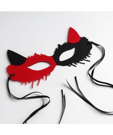 POPETPOP the mask masquerade mask party mask women masks for women mardi gras mask for women party masks for adults masquerade party fox mask venetian mask Venice men and women fun - Buy Online on GoSupps.com