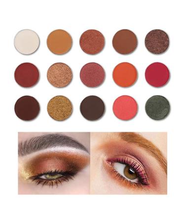 SEPROFE Eyeshadow Palette - Smoky Eye Shimmer Matte Glitter Makeup for Brown Eyes - Buy Online on GoSupps.com