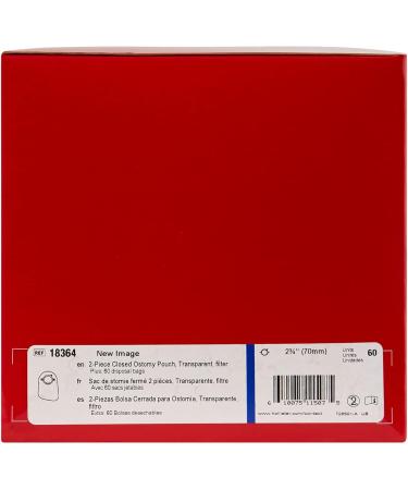 Buy New Image Closed End Ostomy Pouch 9 Inch Length 18364 - 60 Ct Ultra-Clear 2-3/4" (70 mm) | International Shipping Available - Buy Online on GoSupps.com