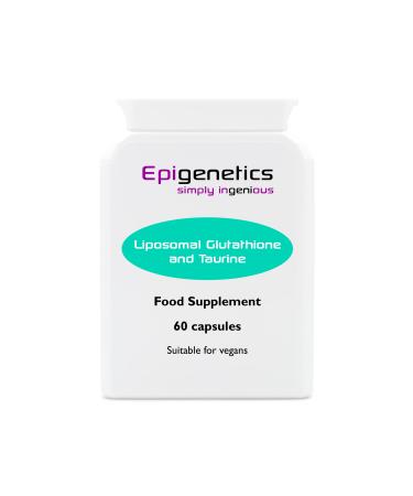 Liposomal Glutathione & Taurine | Bioavailable Highly-Absorbable L-Glutathione + L-Taurine Formula | 60 Vegan Friendly Capsules UK Made | 1 Capsule Daily - Buy Online on GoSupps.com