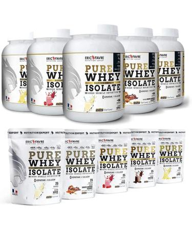 Pure Whey 100% ISOLATE Pure Whey Isolate Premium Natural Protein Strong Assimilation Muscle Development Bodybuilding Fitness French Laboratory Eric Favre Vanilla 750 g - Buy Online on GoSupps.com