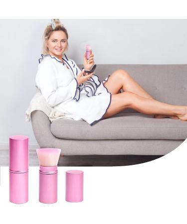 UNIMEIX Sunscreen Brush for Face - Retractable Kabuki Brush for Kids - Blush & Foundation Makeup Brushes - Flawless Application - Pink Flat Top - Buy Online on GoSupps.com