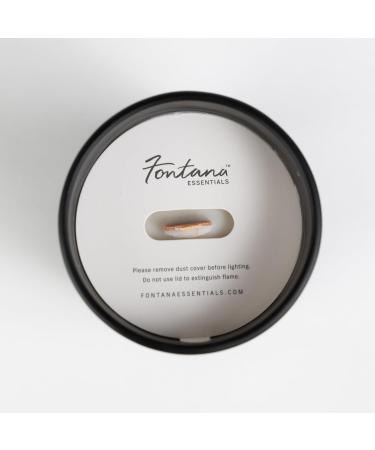 Fontana Candle Company Luxe Collection - 10 oz Unscented Candle | Beeswax & Coconut Oil | Non-Toxic Clean Burn | Pure Essential Oil & Wood Wick - Buy Online on GoSupps.com