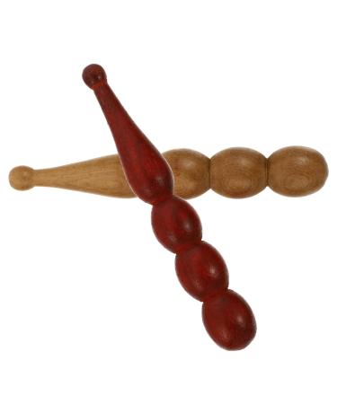 COHEALI Acupressure Stick 2 Pack Self Massage Sticks Guasha Scraping Acupoint Massagers Body Scratching Tools