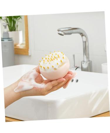 Tovinanna Silicone Shampoo Massage Brush - Scalp Massage Tool for Hair Care | Japanese Style Peeling Brush | Travel-Friendly 9.6x8.4x8.1cm - Buy Online on GoSupps.com