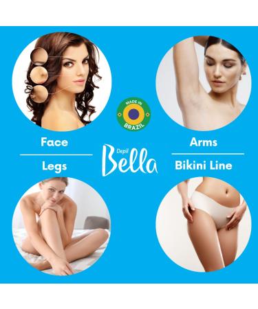 Depil Bella Hard Wax with Honey and Propolis 28.2oz - Professional Hair Removal Wax | High-Performance Honey Wax for Quick Dry & Strip-Free Removal | Suitable for All Skin & Hair Types - Buy Online on GoSupps.com