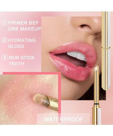 Crystal Color Changing Lipstick Set - Moisturizing, Long-Lasting, Waterproof PH Lip Balm with Vitamin E - 2Pcs Gold Foil Temperature Change Lipstick Set - Buy Online on GoSupps.com