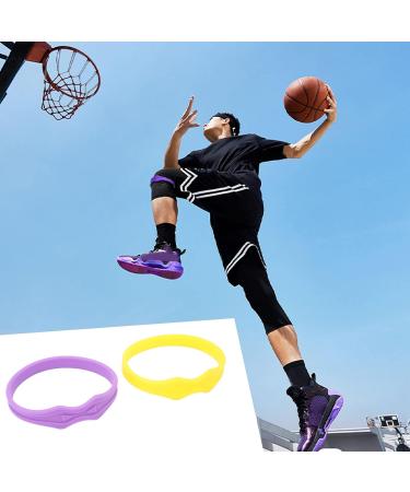 Buy SUNGOOYUE 2pcs Patella Knee Strap - Breathable Silicone Support Brace for Basketball - Patella Tendon Support - Soft Yellow Knee Brace for Knee Pain Relief - Buy Online on GoSupps.com