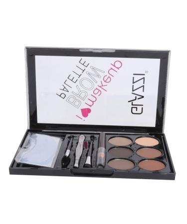 Outanaya Eyebrow Powder Cosmetic 1 Set Eyebrow Powder Set Eye Shadow Makeup Eye Brow Shaping Kit Eyebrow Stickers Abs Brush