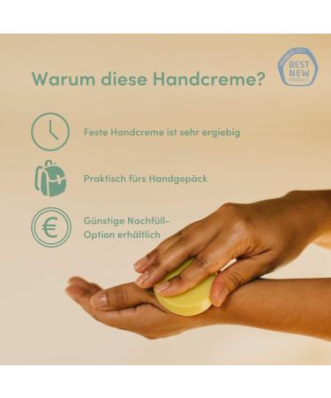 Buy 4PEOPLEWHOCARE Organic Hand Cream - Best Solid Cream for Dry Cracked Hands Aloe Vera & Beeswax 30g Can - Natural Cosmetics - Ships Internationally - Buy Online on GoSupps.com
