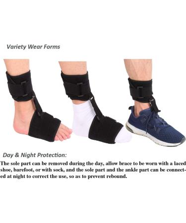 Furlove Soft AFO Drop Foot Brace | Unisex Adult Orthosis Ankle Support | Pain Relief for Achilles Tendon | Comfort Fit for Right & Left Foot - Buy Online on GoSupps.com