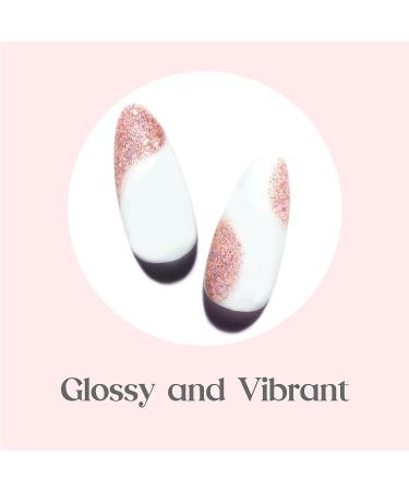 Beetles Glitter Gel Polish 15ml Pink Lady | Soak Off LED Gel Nail Polish | Rose Glitter Nail Art Manicure | DIY Home Salon Solid Gel 0.5oz - Buy Online on GoSupps.com