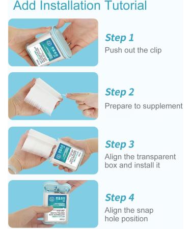 Automatic Dental Floss Dispenser Set - Hygienic Travel Bowed Head & Curved Hook Tail Non-Slip Handle for Deep Cleaning - Buy Online on GoSupps.com