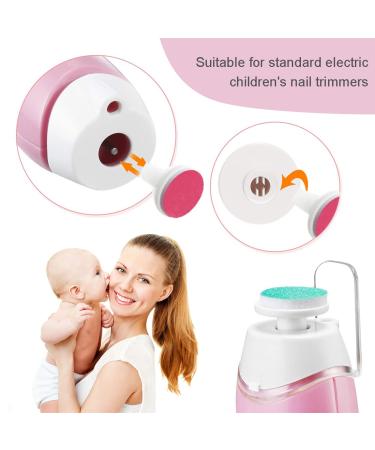 12 Pack Baby Nail File Replacement Pads - Professional Electrical Nail Trimmer Grinding Heads - Baby Nail Care Accessories - Buy Online on GoSupps.com