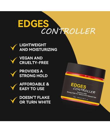 Strong Hold Hair Styling Gel 100ml Strong Non-Greasy Hair Gel Edge Controls Gel for Afro Hair Edge Control Gel for Women Edge The Control Hair Gel for Women Hair Styling Products (3pc) - Buy Online on GoSupps.com