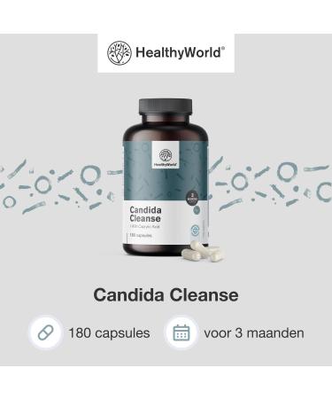 Be Healthy Group doo Candida Cleanse 180 capsules 3month supply Alcoholfree Formula with 16 Active Ingredients including Zinc Support of the intestinal flora Lactobacillus Acidophilus - Buy Online on GoSupps.com