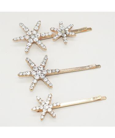Limtula Lovely Hair Clip for Girls -slip Hair Barrettes for Teenagers Star Shape Hot Girls One Word Hair Pin Silver - Buy Online on GoSupps.com