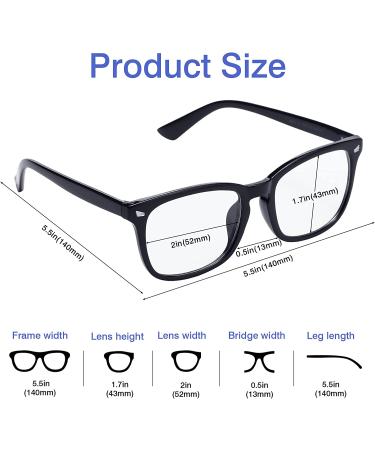 HEALSUN Blue Light Blocking Glasses 4 Pack - Anti Headache & Eye Strain - Unisex Computer Gaming Glasses in A1 Black, Transparent, Brown Leopard, and Pink - Buy Online on GoSupps.com