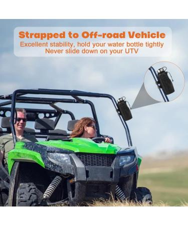 DESIGN WISH 2-Pack 24oz Bicycle Bottle Holder - Screwless Beverage Holder for Bikes - Black Water Bottle Bracket & Mains Bag Compatible (591ml) - Buy Online on GoSupps.com