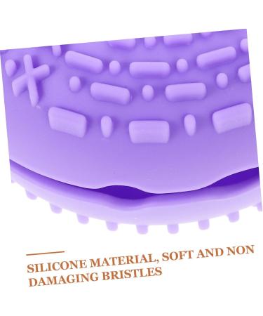 minkissy Cleanser Makeup Brush Makeup Cleaner for Brush Cleaner Mat Makeup Sponge Cleaners Cosmetic Brush Cleaner Silica Gel Make up Purple Blindfold 8.3x8.3cm Purple - Buy Online on GoSupps.com