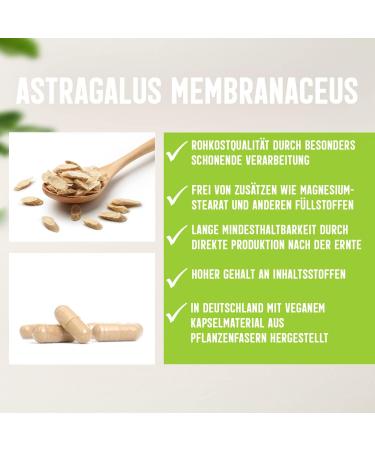 Astragalus Membranaceus Capsules - 1640 mg Daily Dose | 120 Veggie Capsules | Herbal Root Powder | 1 Month Supply | Dorado Superfoods  - Buy Online on GoSupps.com