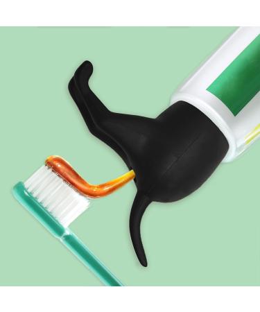 Prevup Funny Toothpaste Caps for Dogs - 2-Piece Creative Lid Set (Gray & Black) - Perfect for Kacking & Pooping Dog Toothpaste - Buy Online on GoSupps.com