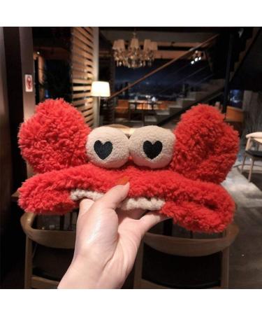 Cute Crab Plush Headband for Women - Comfortable Hair Holder for Face Washing, Makeup, Yoga - Hair Band for Shower and Spa - CHDHALTD - Buy Online on GoSupps.com