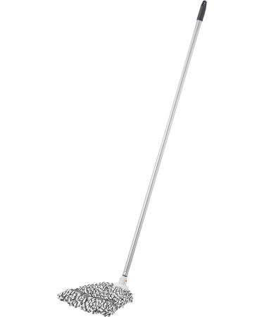 Microfiber Self-Wringing String Mop for Hardwood Floors - Grey Heavy Duty Mop with Aluminum Handle for Home, Kitchen, Bath, Office Cleaning - Buy Online on GoSupps.com